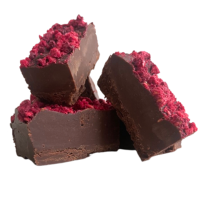 Chocoladefudge Framboos (18 stuks)